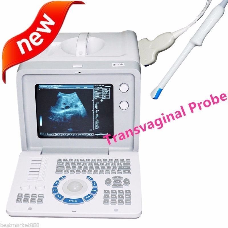 LCD 3D Software Full Digital Ultrasound Scanner with Convex Transvaginal Probe A 190891050977 DIAGNOSTIC ULTRASOUND MACHINES FOR SALE