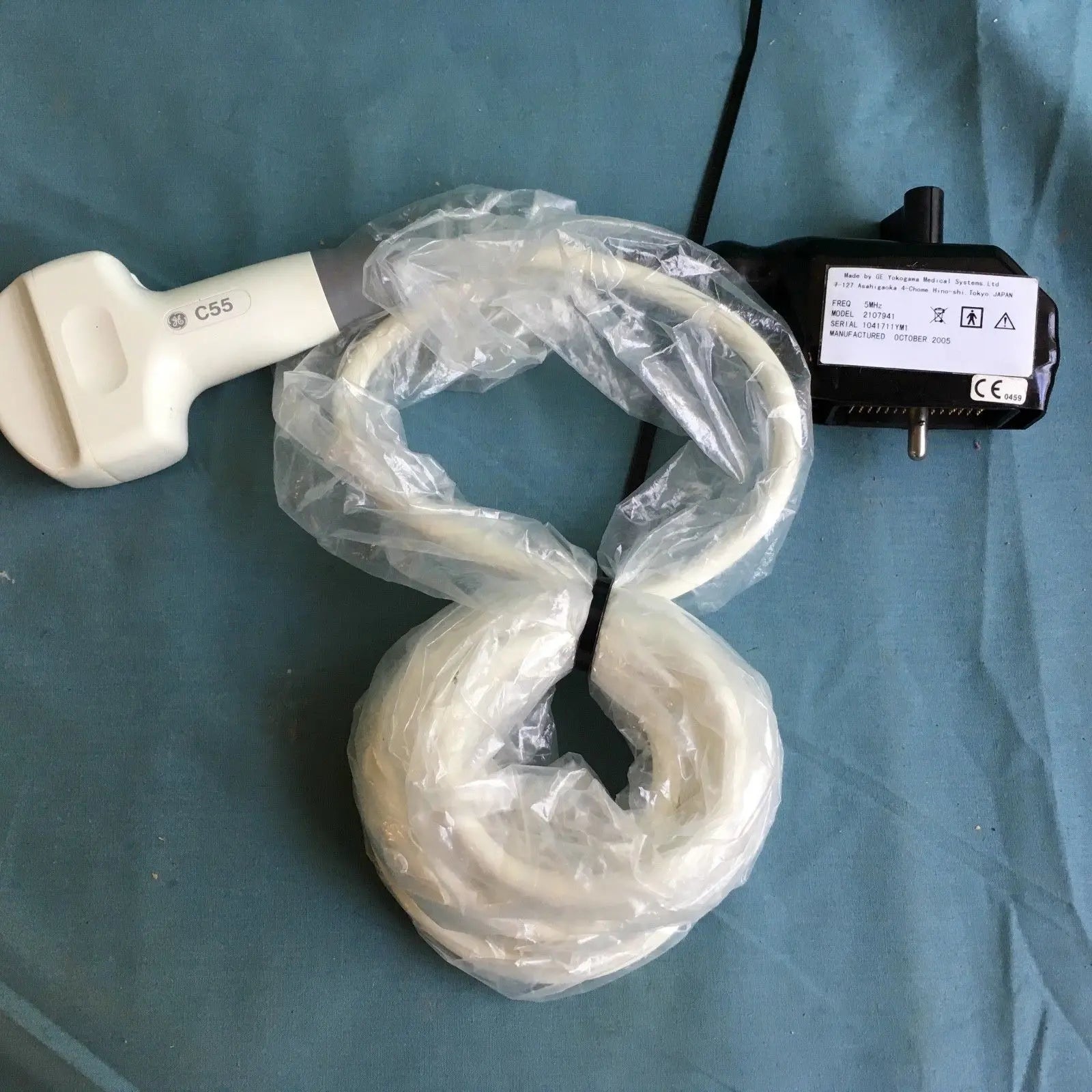 GE C55-Ultrasound-probe, 5 MHz, 2107941 DIAGNOSTIC ULTRASOUND MACHINES FOR SALE
