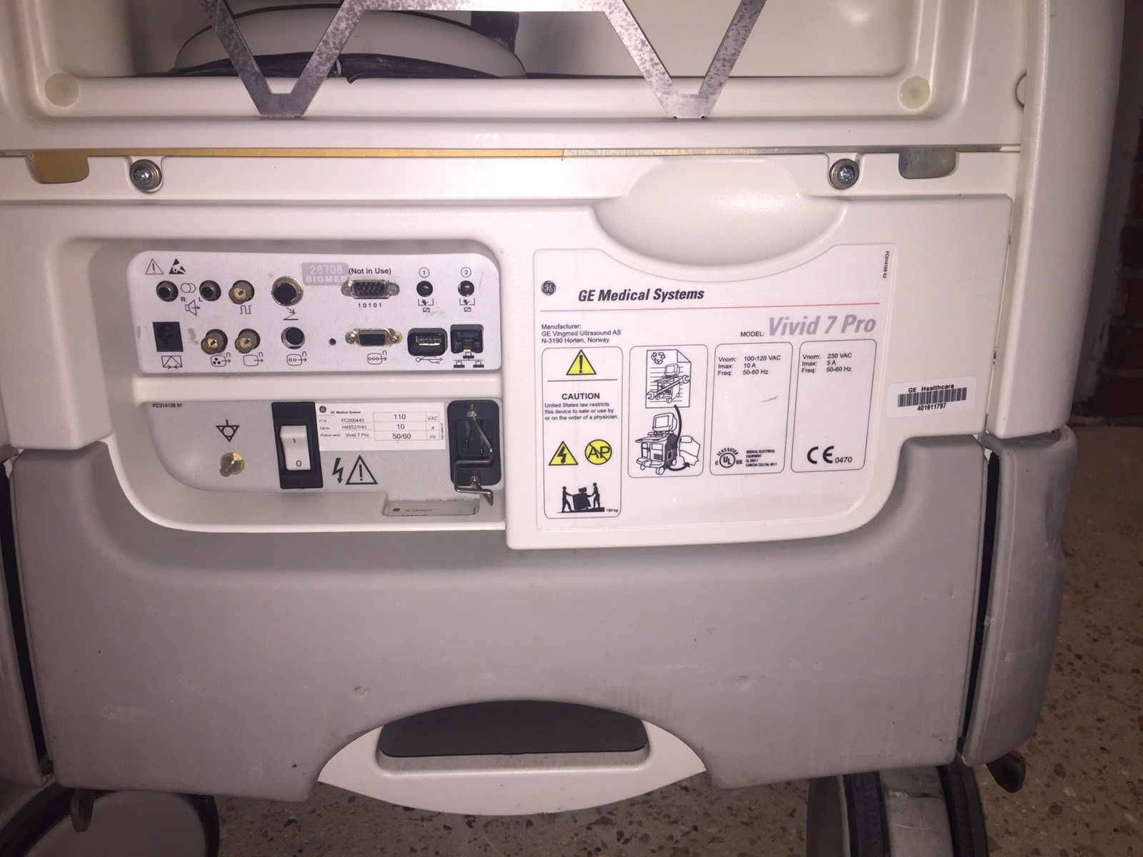 GE Vivid 7 Pro Ultrasound - PRICED TO SELL!!!!! DIAGNOSTIC ULTRASOUND MACHINES FOR SALE