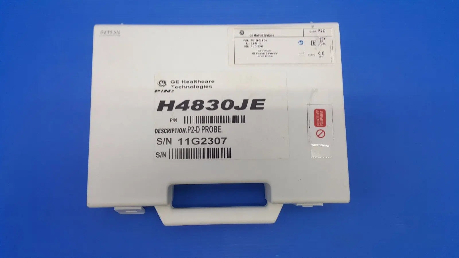 GE TE 100024/P2D Ultrasound Transducer Probe DIAGNOSTIC ULTRASOUND MACHINES FOR SALE