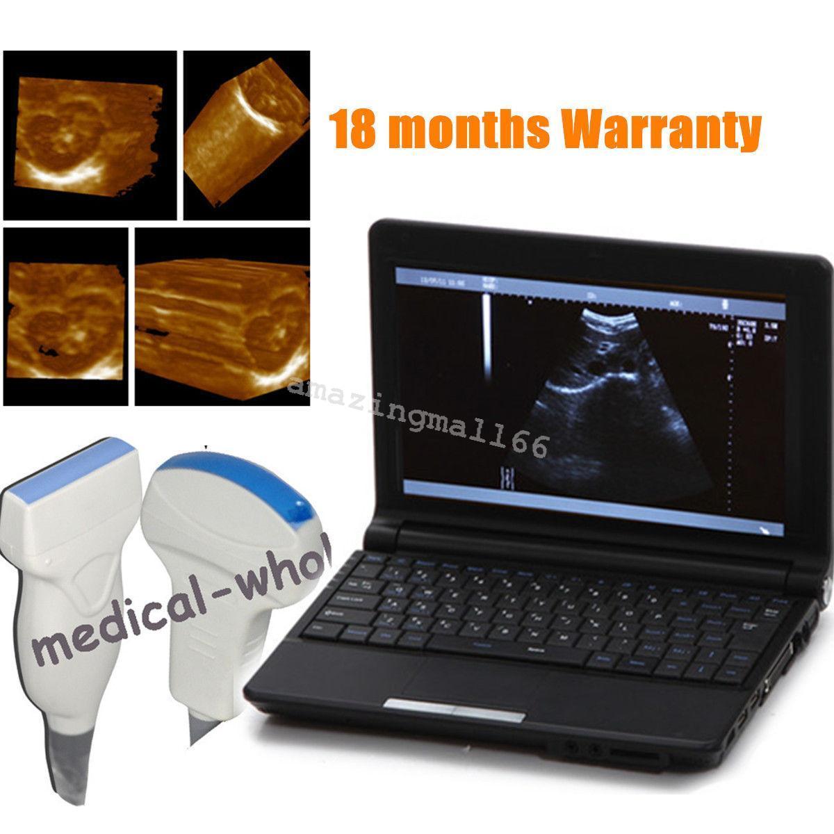 Laptop/Handheld Ultrasound Scanner/Machine Convex &Linear 2 Probe Transducer 3D 190891877994 DIAGNOSTIC ULTRASOUND MACHINES FOR SALE