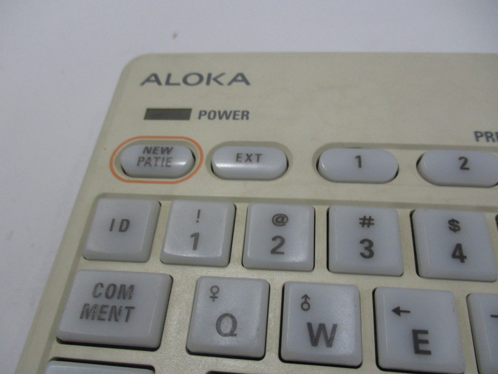 ALOKA CP-ALT1 N376-1011 L-YEY-64 Keyboard Ultra Sound for ALOKA SSD-1000 DIAGNOSTIC ULTRASOUND MACHINES FOR SALE