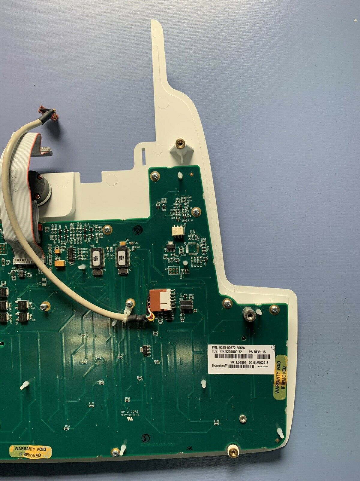 GE LOGIQ E9 ULTRASOUND LOWER OPERATOR USER INTERFACE PANEL P/N: 5207000-72 DIAGNOSTIC ULTRASOUND MACHINES FOR SALE