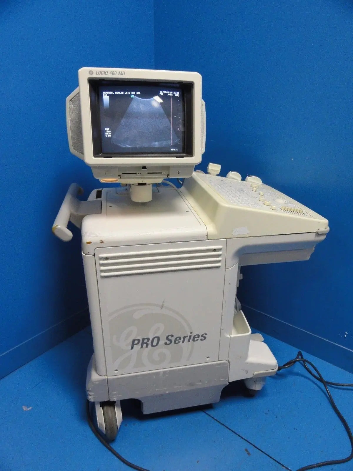 GE Logiq 400 MD Soft Pack Ultrasound W/ C364, C551, 739L Probes & Printer~12413 DIAGNOSTIC ULTRASOUND MACHINES FOR SALE