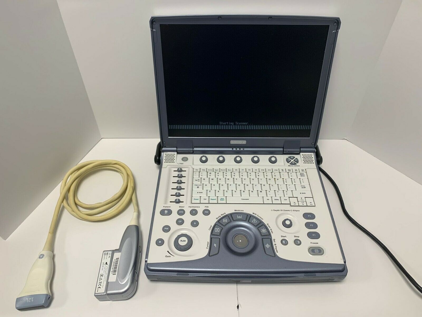 GE Logiq e Portable Ultrasound Machine System With 12L-RS DIAGNOSTIC ULTRASOUND MACHINES FOR SALE