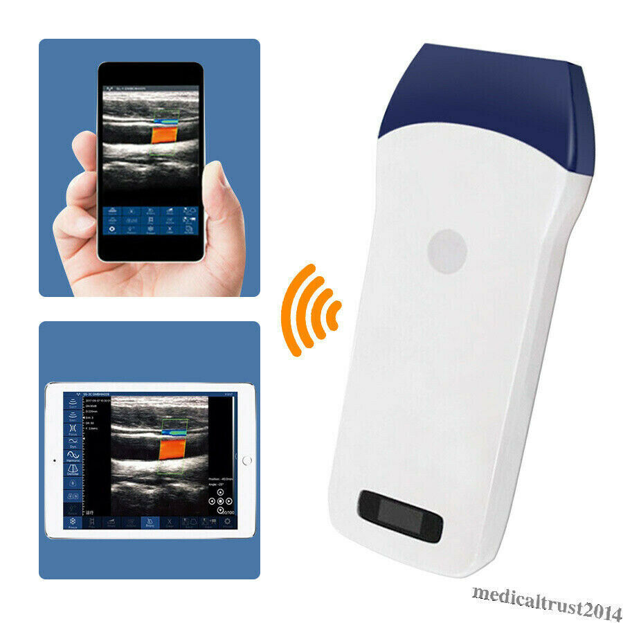 Portable Handheld WIFI Wireless Color Doppler Ultrasound Scanner + Linear Probe DIAGNOSTIC ULTRASOUND MACHINES FOR SALE
