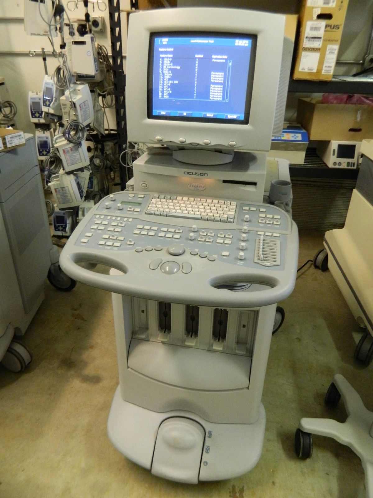 Siemens Acuson Sequoia C512 Cardiac Ultrasound **Tested DIAGNOSTIC ULTRASOUND MACHINES FOR SALE