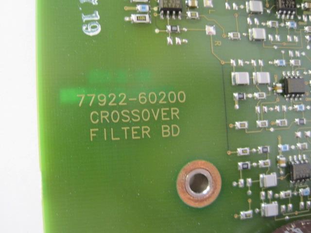 CROSSOVER FILTER BOARD 77922-60200 892001284 FOR HP SONOS 5500 ULTRASOUND WORKS DIAGNOSTIC ULTRASOUND MACHINES FOR SALE