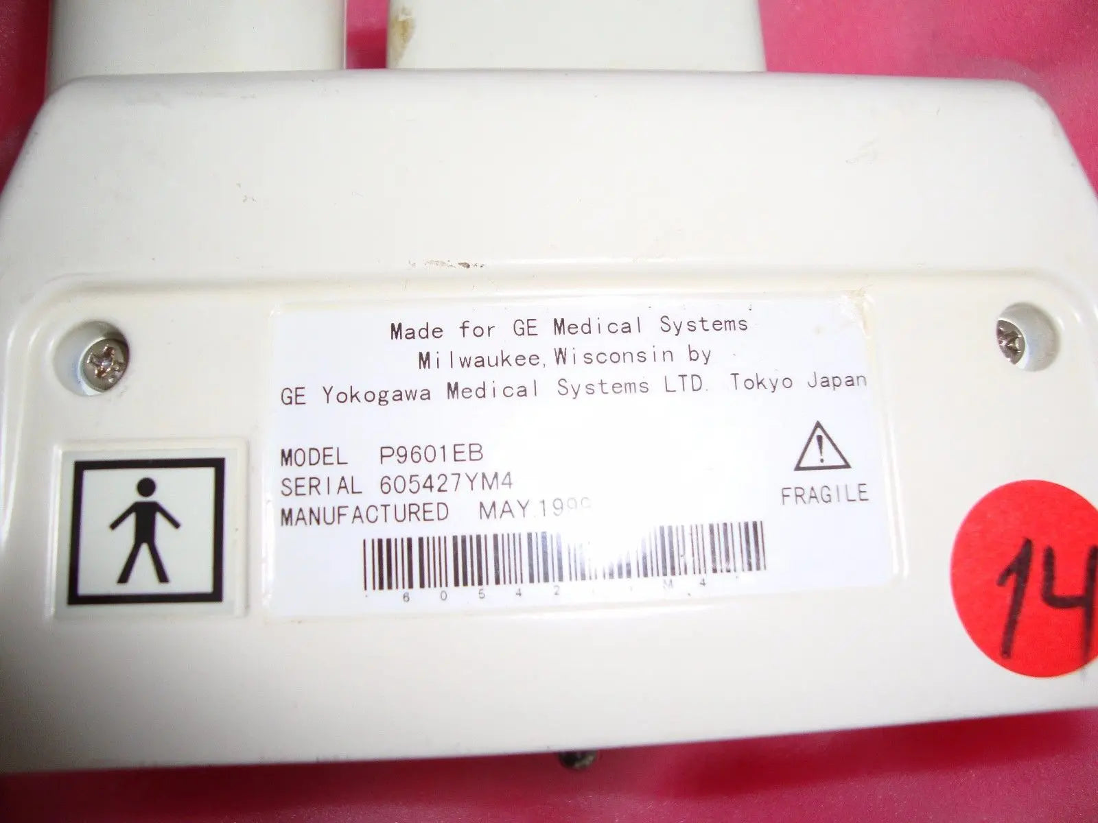 GE MEDICAL SYSTEMS P9601EB Ultrasound Probe DIAGNOSTIC ULTRASOUND MACHINES FOR SALE