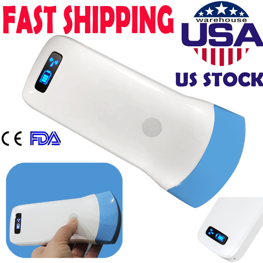 Portable Medical WIFI Wireless Ultrasound Scanner Convex Array Probe 3.5Mhz New DIAGNOSTIC ULTRASOUND MACHINES FOR SALE