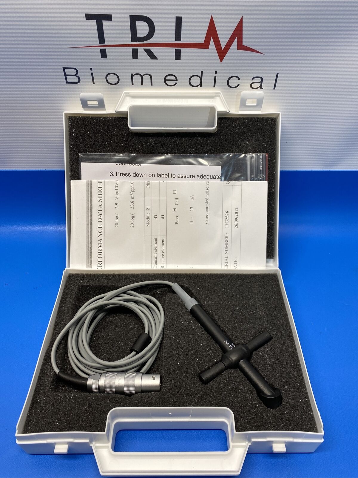 GE TE 100024 2.0 MHz Ultrasound Transducer DIAGNOSTIC ULTRASOUND MACHINES FOR SALE