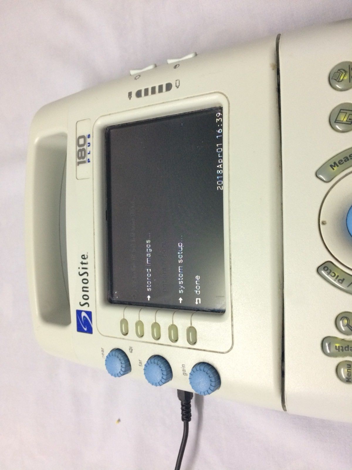 SONOSITE 180PLUS ULTRASOUND SYSTEM WITHOUT TRANSDUCER DIAGNOSTIC ULTRASOUND MACHINES FOR SALE