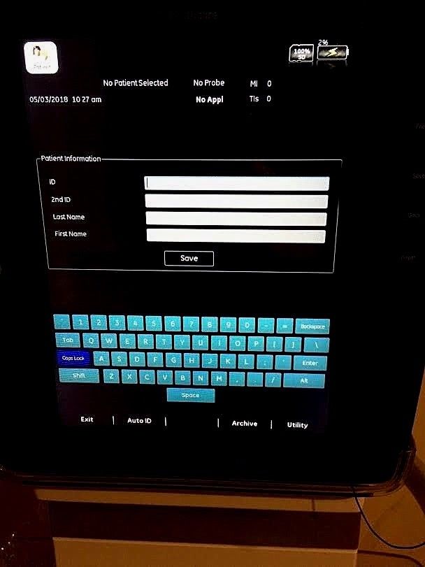 GE Venue 40 Ultrasound Unit with Stand and Two Probes (see description) DIAGNOSTIC ULTRASOUND MACHINES FOR SALE