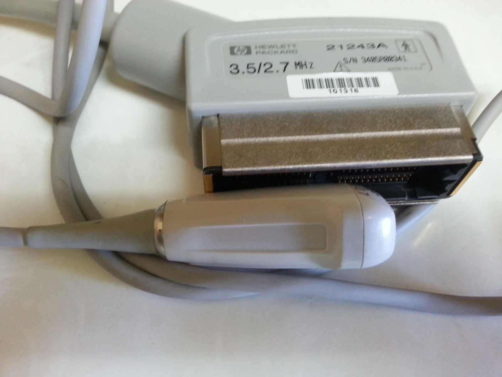 a close up of a probe white