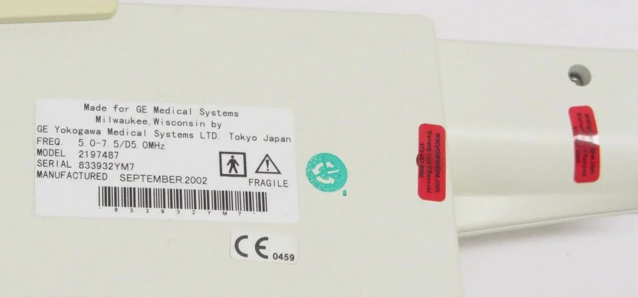 GE Medical Logiq 700 739L 2197487 Ultrasound Probe Freq 5.0-7.5/D5.0MHz DIAGNOSTIC ULTRASOUND MACHINES FOR SALE