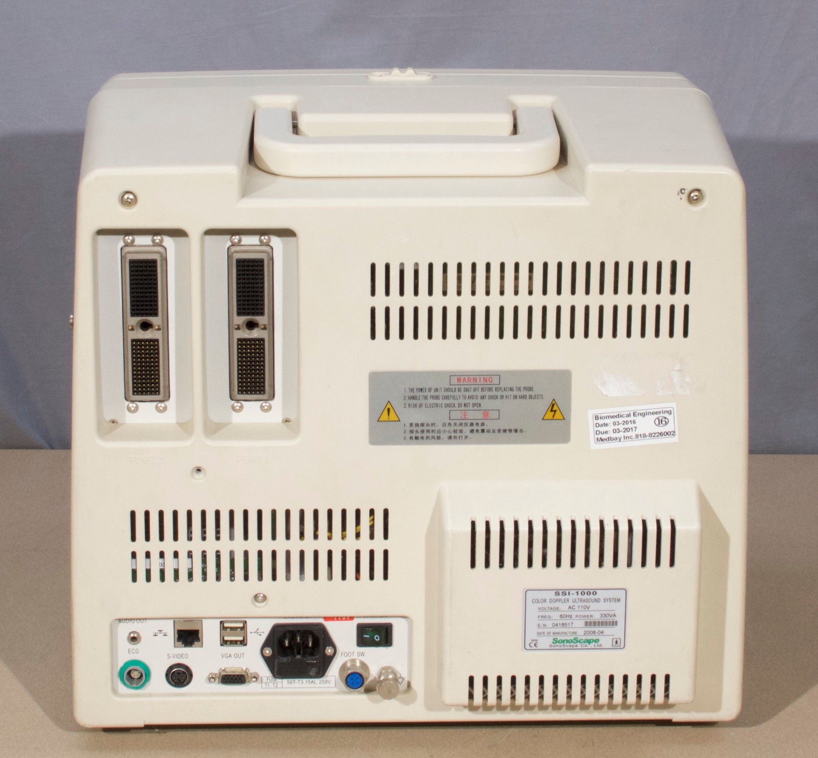 SonoScape SSI-1000 Ultrasound (R16) DIAGNOSTIC ULTRASOUND MACHINES FOR SALE