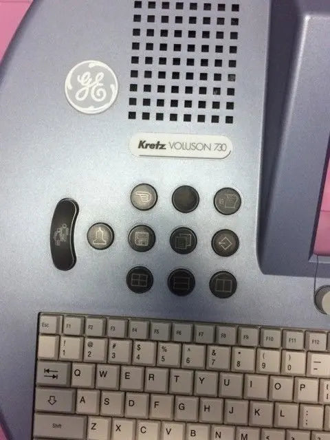 GE Voluson 730 Ultrasound GEU5-5B User Interface AID W/ PS II (PN: KTZ154640) DIAGNOSTIC ULTRASOUND MACHINES FOR SALE