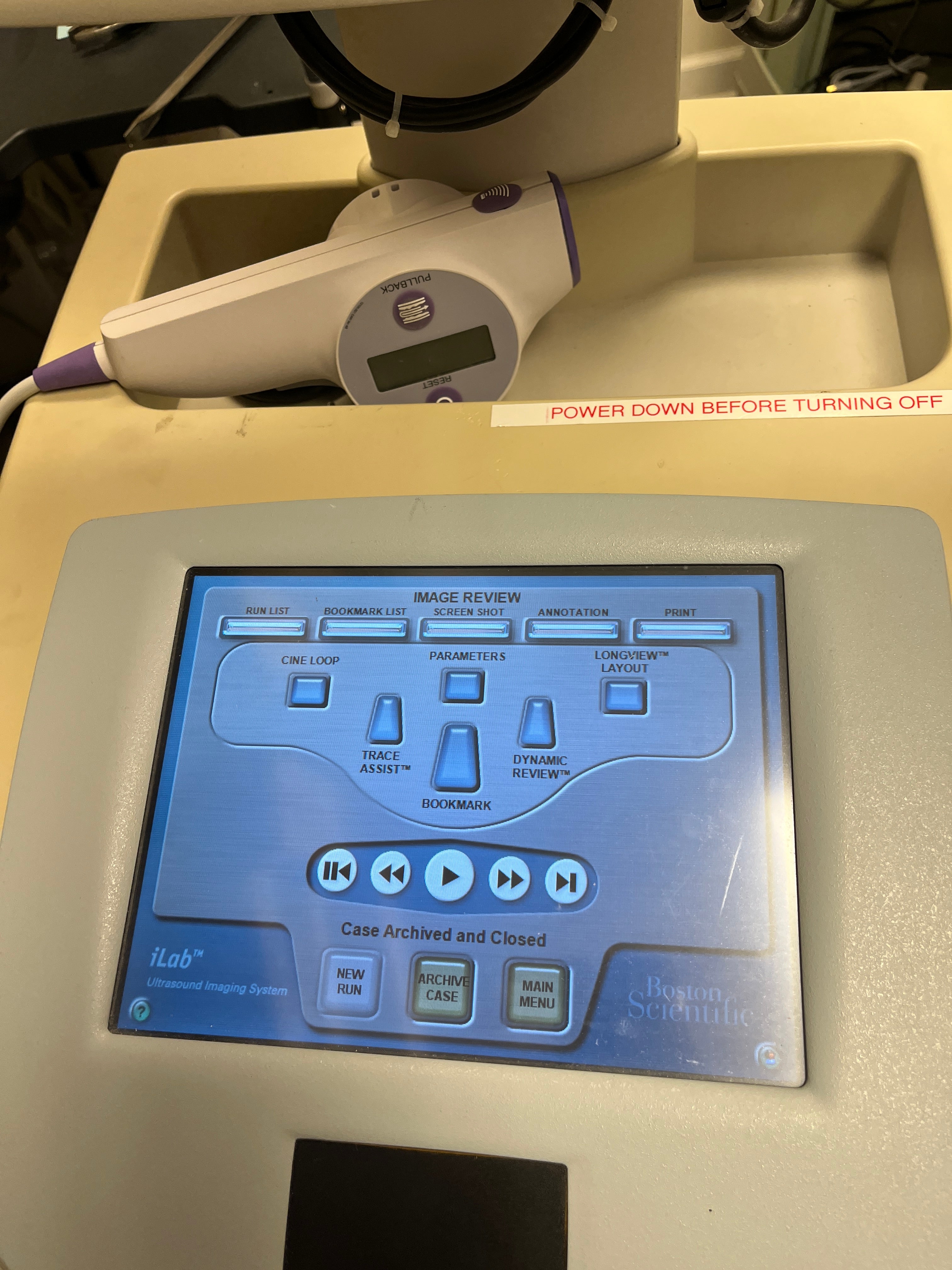 BOSTON SCIENTIFIC ILAB ULTRASOUND IMAGING SYSTEM - DIAGNOSTIC ULTRASOUND MACHINES FOR SALE