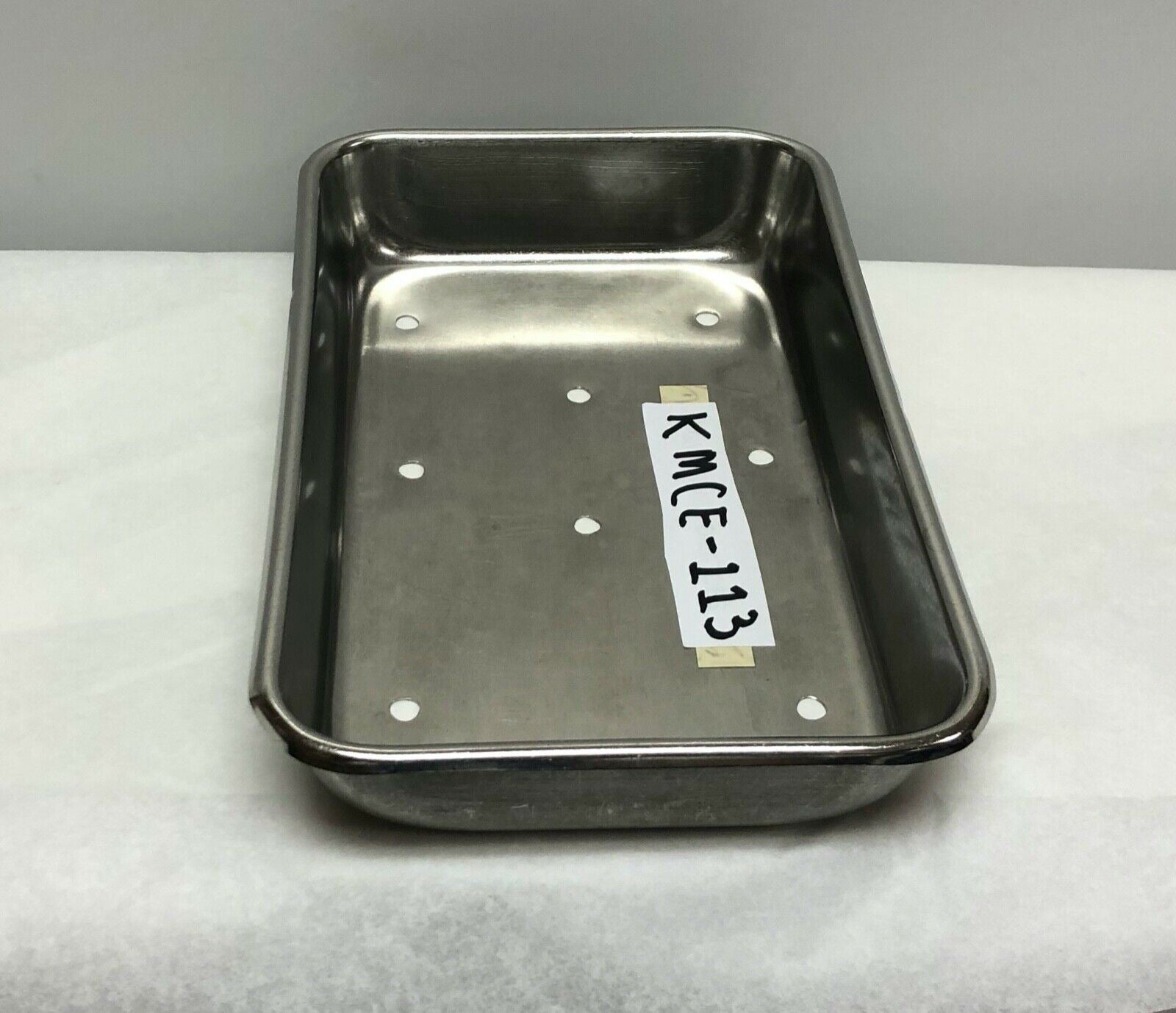 Vollrath 7312-2 Stainless Steel Tray With Holes | KMCE-113 DIAGNOSTIC ULTRASOUND MACHINES FOR SALE