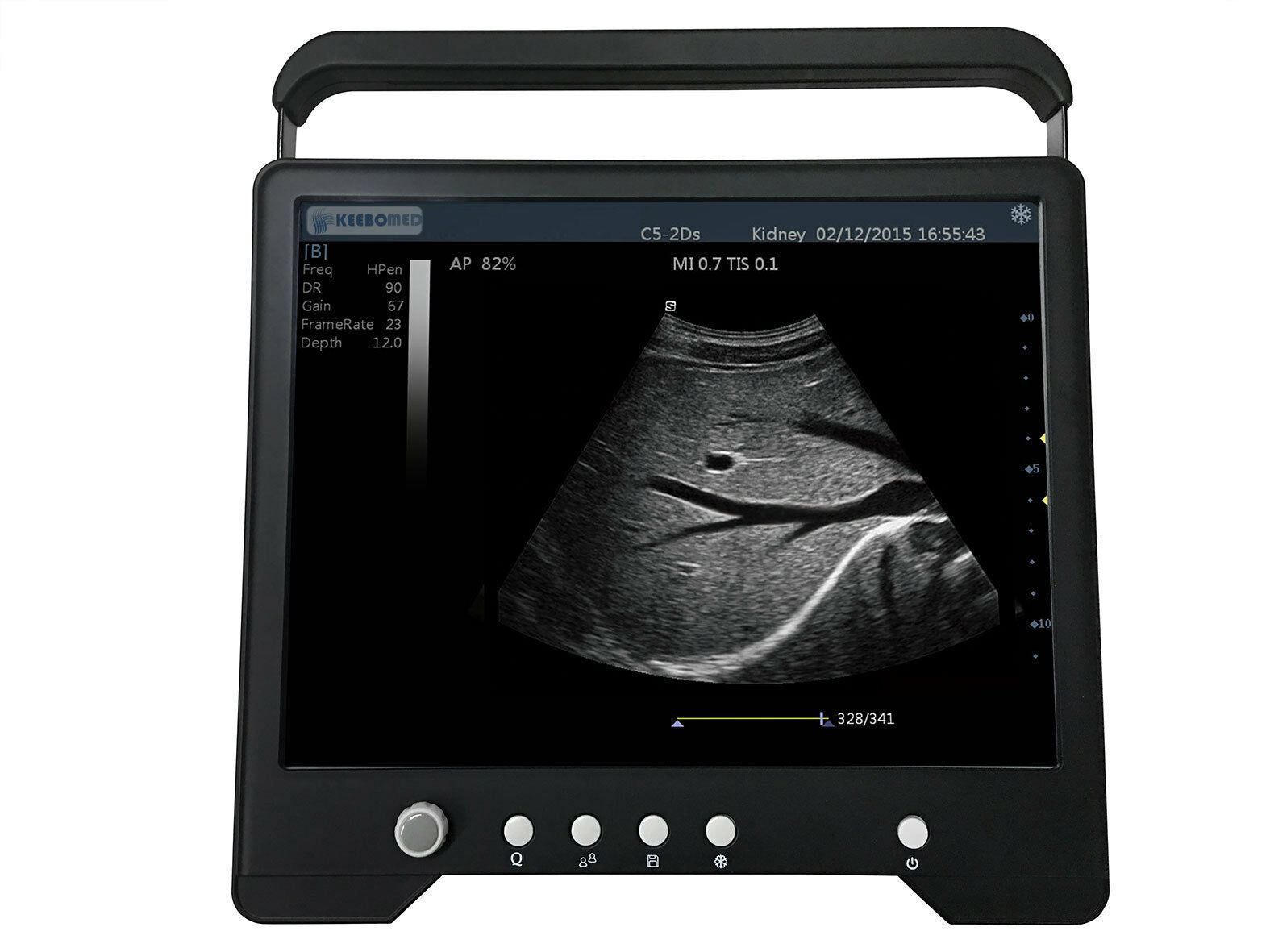 Veterinario Touchscreen Ultrasound&micro-convex Sonda per S Animali, Keebomed DIAGNOSTIC ULTRASOUND MACHINES FOR SALE