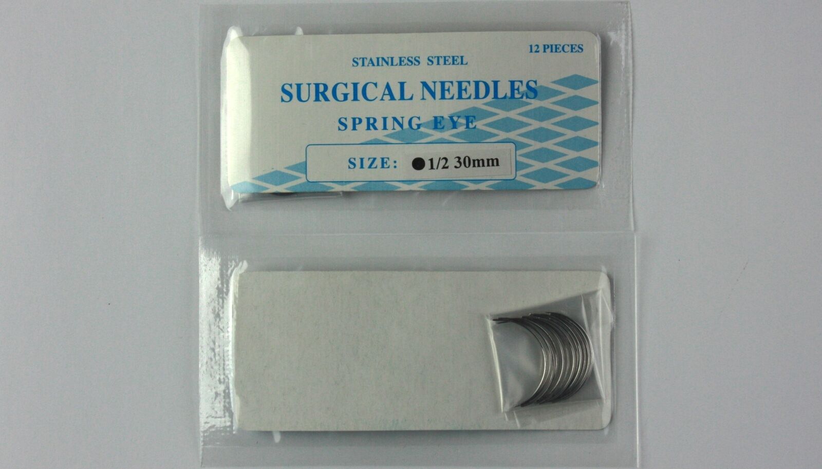 Veterinary SS Surgical Needles Spring Eye, Round Body, 1/2 Circle, 30mm, 12 Pack DIAGNOSTIC ULTRASOUND MACHINES FOR SALE