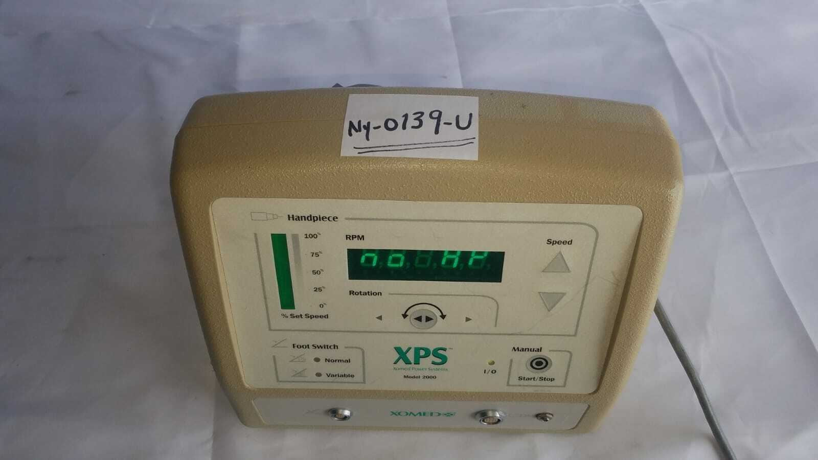 XOMED XPS 2000 Microresector Console (NY139U) DIAGNOSTIC ULTRASOUND MACHINES FOR SALE