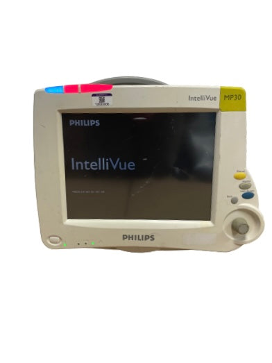 Philips IntelliVue MP30 Color Patient Monitor SN:DE62229669 REF:M8002A