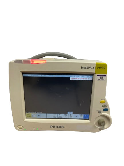 Philips IntelliVue MP30 Color Patient Monitor SN:DE62224660 REF:M8002A