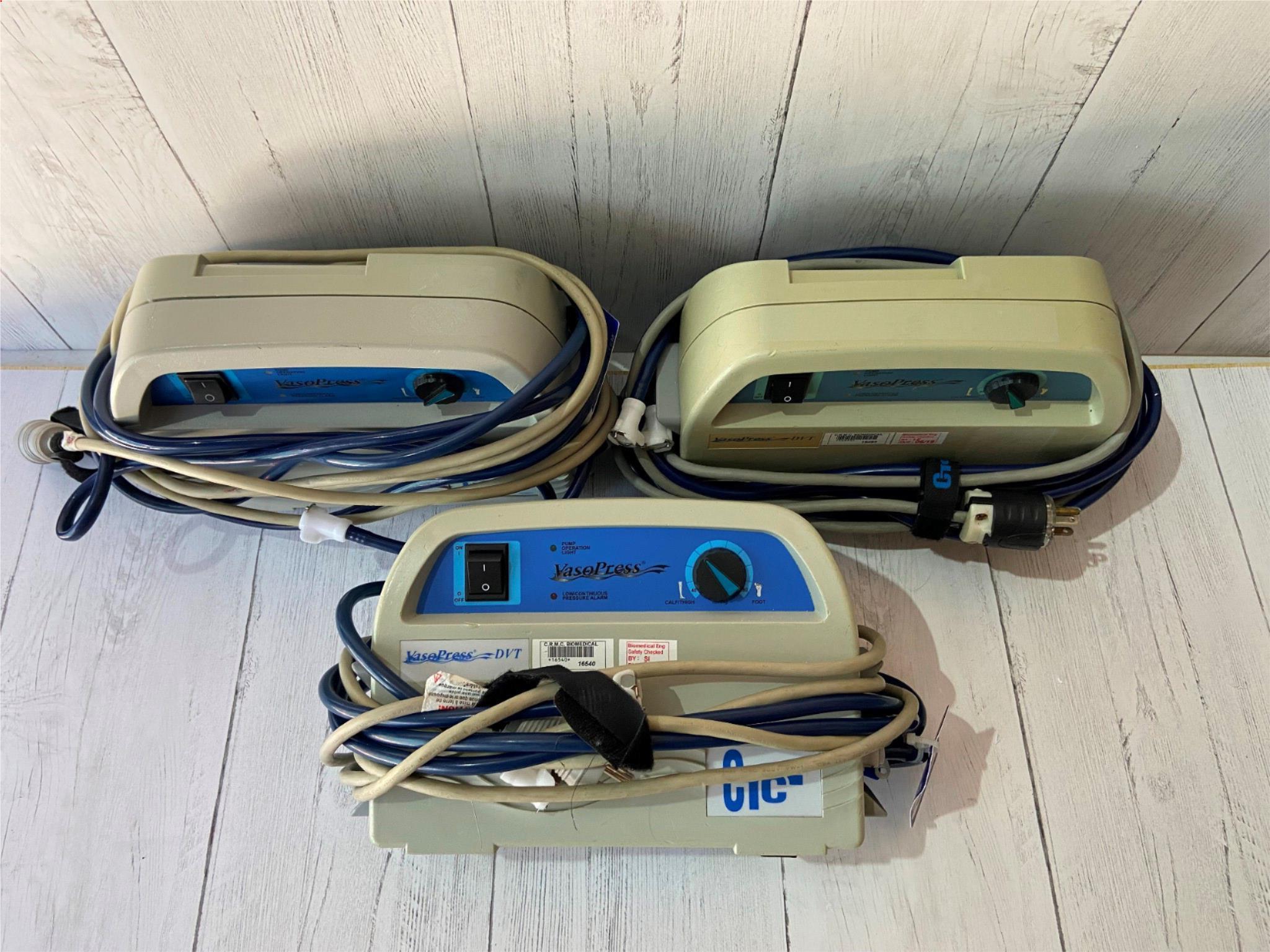 VasoPress DVT Infusion Pump lot of 3 DIAGNOSTIC ULTRASOUND MACHINES FOR SALE