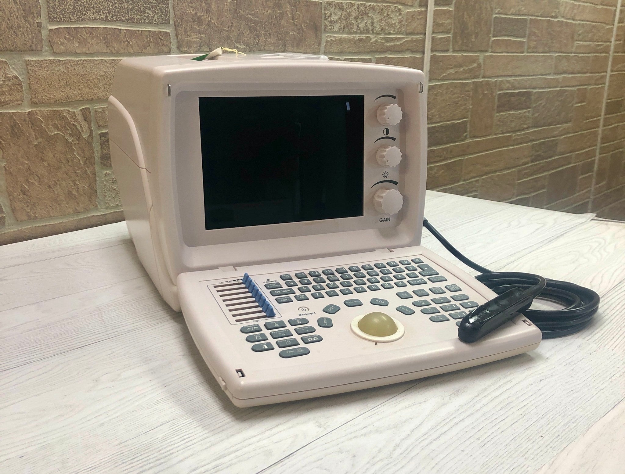 Veterinary  Ultrasound Scanner Machine with one Probe, WED-9618V used DIAGNOSTIC ULTRASOUND MACHINES FOR SALE