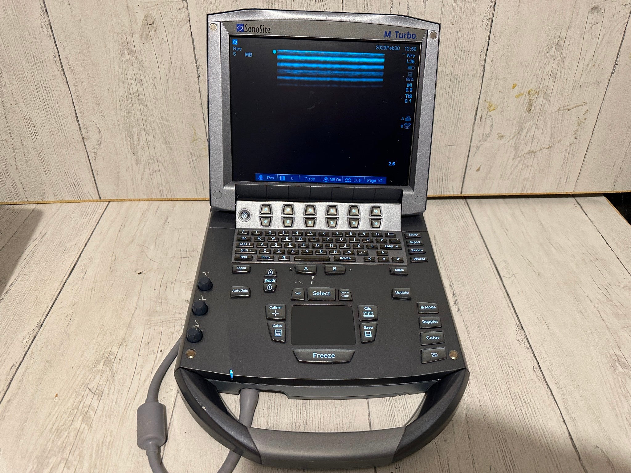SonoSite M-Turbo Portable Ultrasound  2009 with Mini Dock Station DIAGNOSTIC ULTRASOUND MACHINES FOR SALE