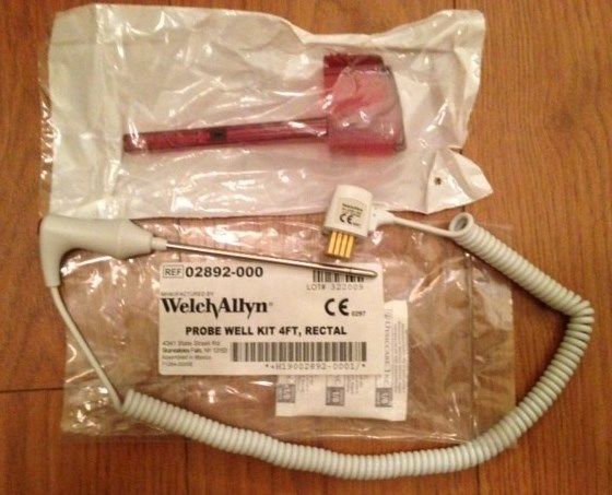 WELCH ALLYN SURETEMP Probe & Well Kit 4ft Rectal #02892-000 Sure Temp 690/692 732094026016 DIAGNOSTIC ULTRASOUND MACHINES FOR SALE