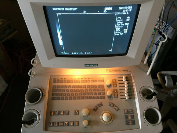 Siemens Sonoline Prima Ultrasound System Machine 4900580-LV300