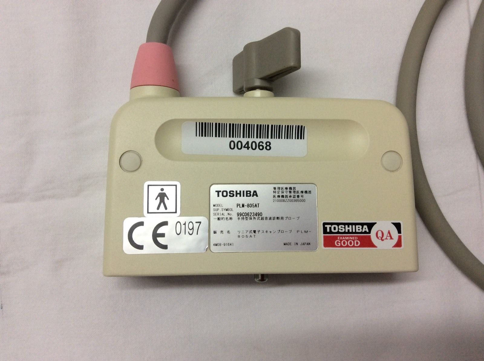 Toshiba Ultrasound transducer probe linear PLM-805AT DIAGNOSTIC ULTRASOUND MACHINES FOR SALE