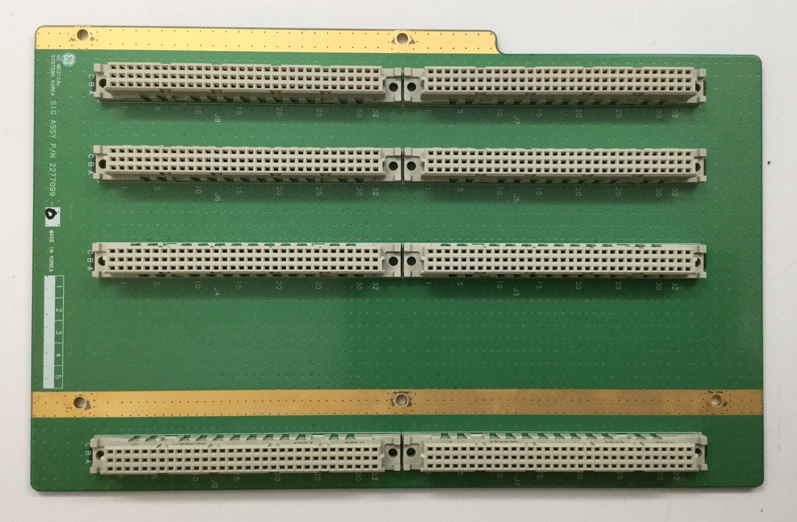 GE Logiq 5 Expert Ultrasound SIG PWB 2277098 board DIAGNOSTIC ULTRASOUND MACHINES FOR SALE