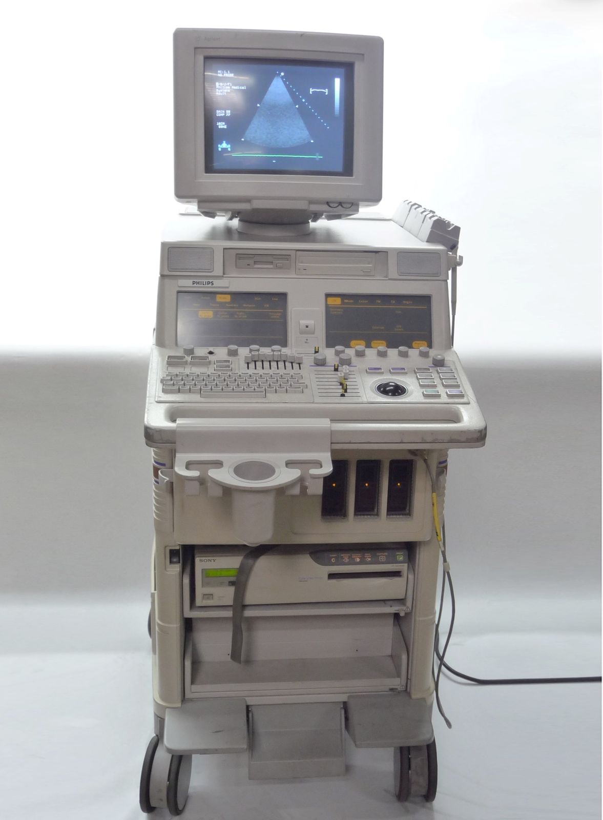 HP Agilent Philips Sonos 5500 M2424A Diagnostic Ultrasound System Vascular