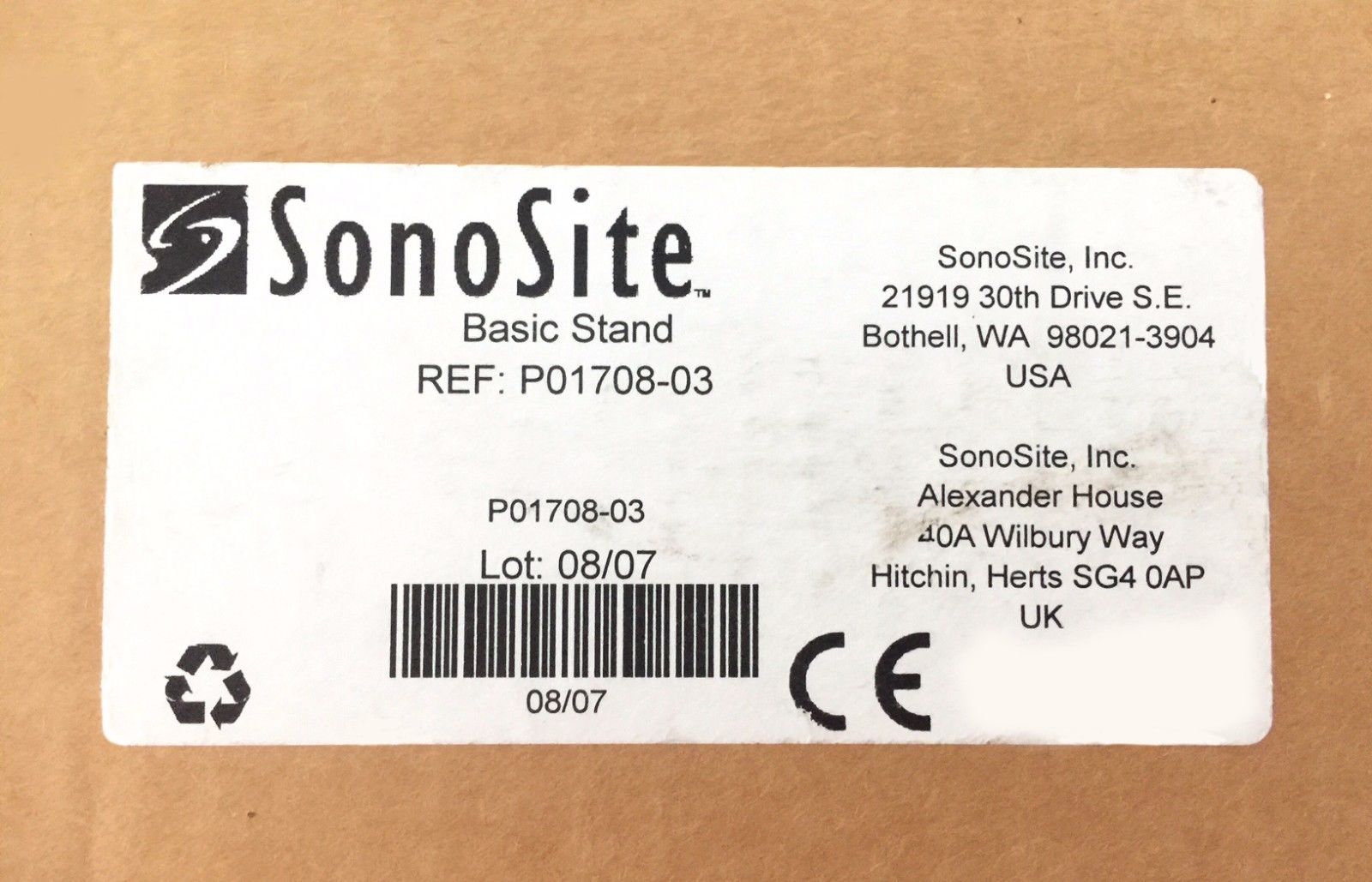 SonoSite Ultrasound Machine Basic Stand for Sonosite 180/180 Plus P01708-03 NEW DIAGNOSTIC ULTRASOUND MACHINES FOR SALE