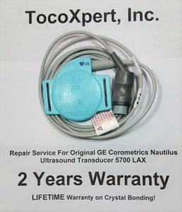 Corometrics Nautilus Ultrasound Transducer 5700LAX $84 Ultimate 2 Year Warranty!