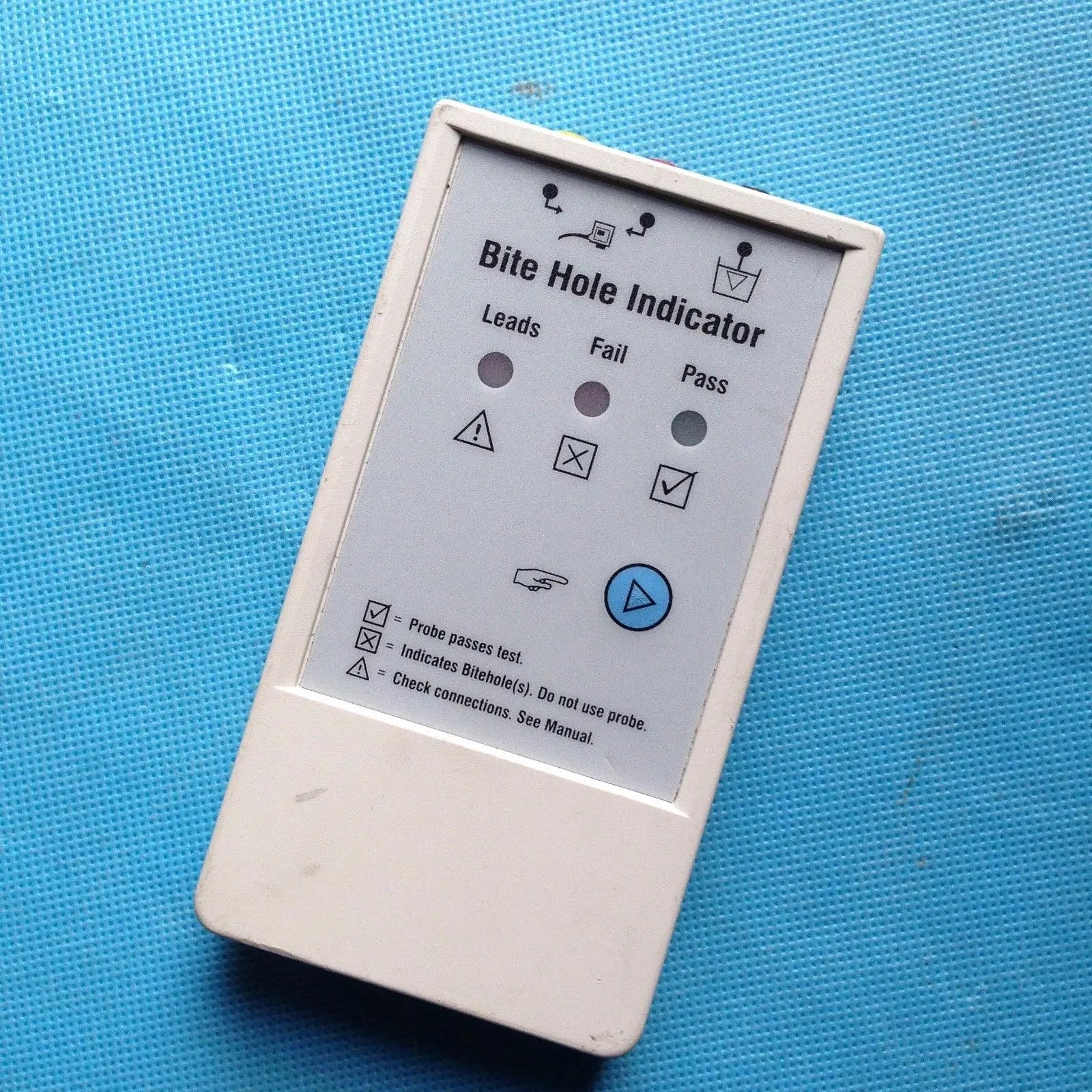 GE Medical Systems Ultrasound Tester Bite Hole Indicator  KZ200800  AS-IS DIAGNOSTIC ULTRASOUND MACHINES FOR SALE