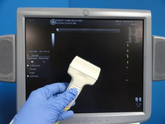 GE  7L Linear Array Ultrasound Transducer for Logiq & Vivid Series (10760) DIAGNOSTIC ULTRASOUND MACHINES FOR SALE