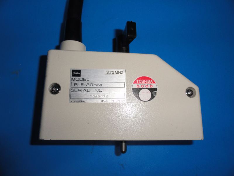 Toshiba PLE-308M 3.75MHz Linear Probe/Transducer (3205) DIAGNOSTIC ULTRASOUND MACHINES FOR SALE