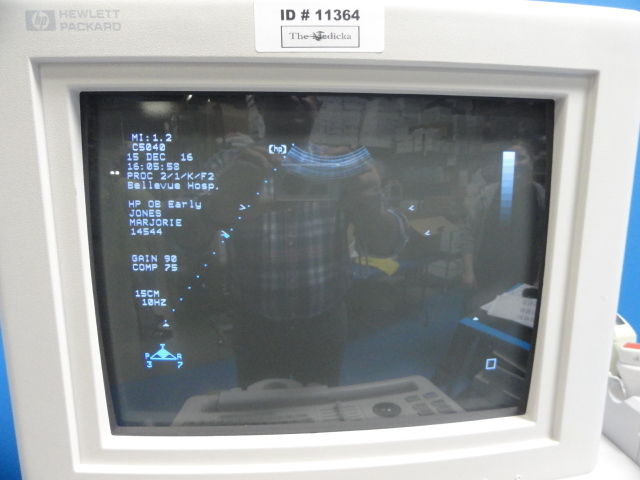 an old computer monitor with a blue background