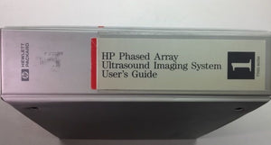 HP Phased Array Ultrasound System User's Guide Vol 1 P/N 77021-91540
