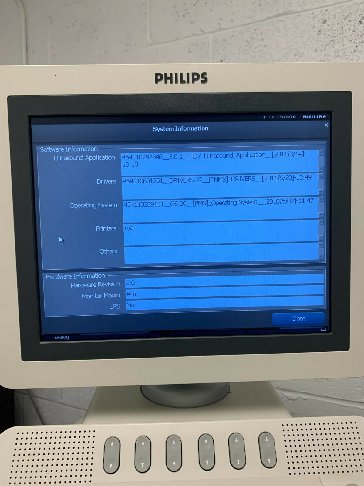 Philips HD7XE Ultrasound System (DOM: July 2010) w/ C5-2 Transducer Probe DIAGNOSTIC ULTRASOUND MACHINES FOR SALE