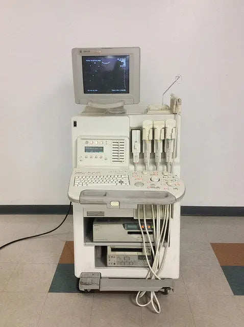 GE LOGIQ 700 Expert ULTRASOUND W/ 618e, 548c, 546L & 348C Probes DIAGNOSTIC ULTRASOUND MACHINES FOR SALE