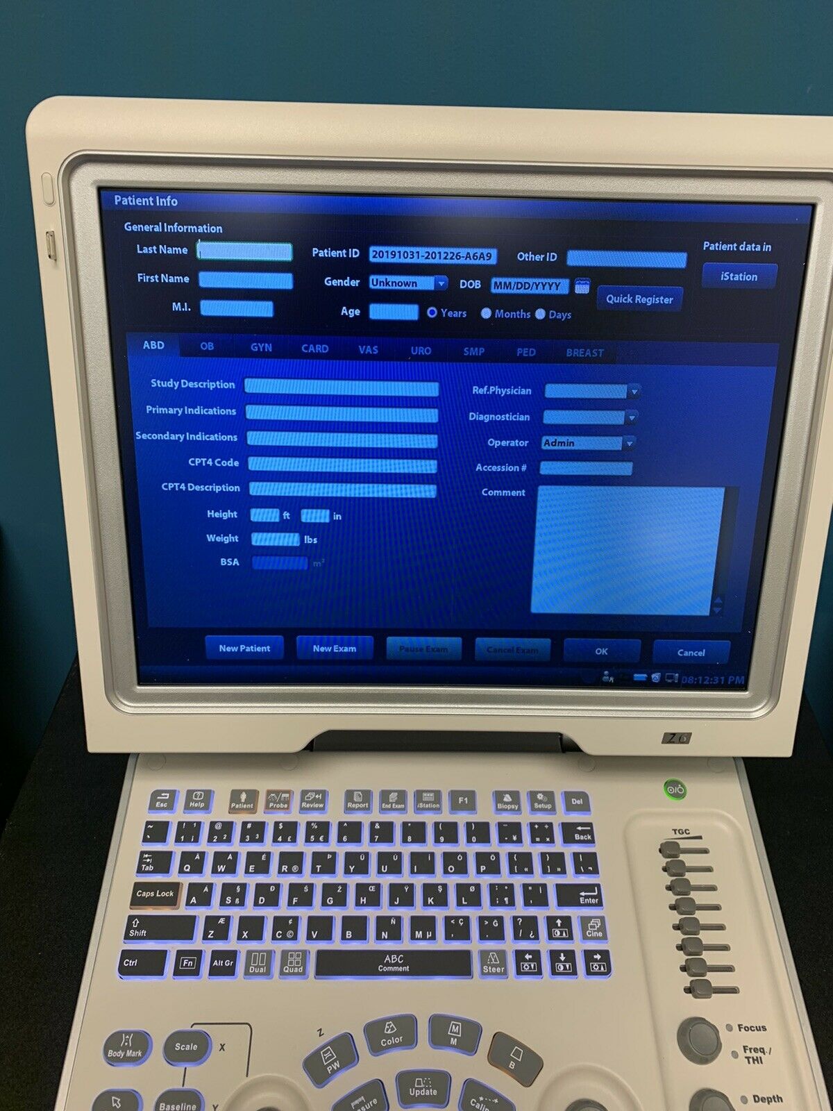 MINDRAY Z6  Portable Ultrasound Machine DIAGNOSTIC ULTRASOUND MACHINES FOR SALE