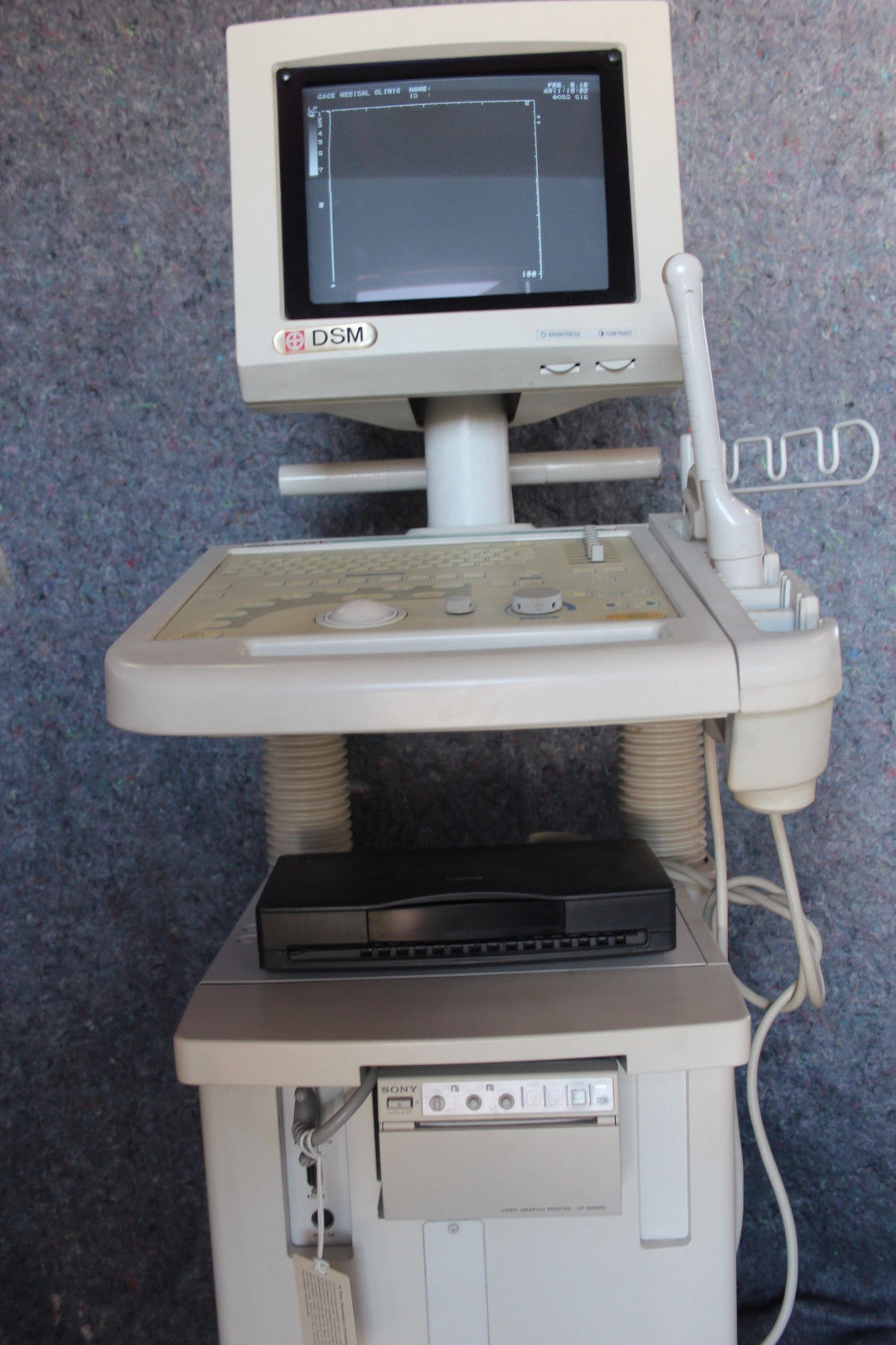 Shimadzu Diagnostic Ultrasound system SDU-450XL w/ two probes DIAGNOSTIC ULTRASOUND MACHINES FOR SALE