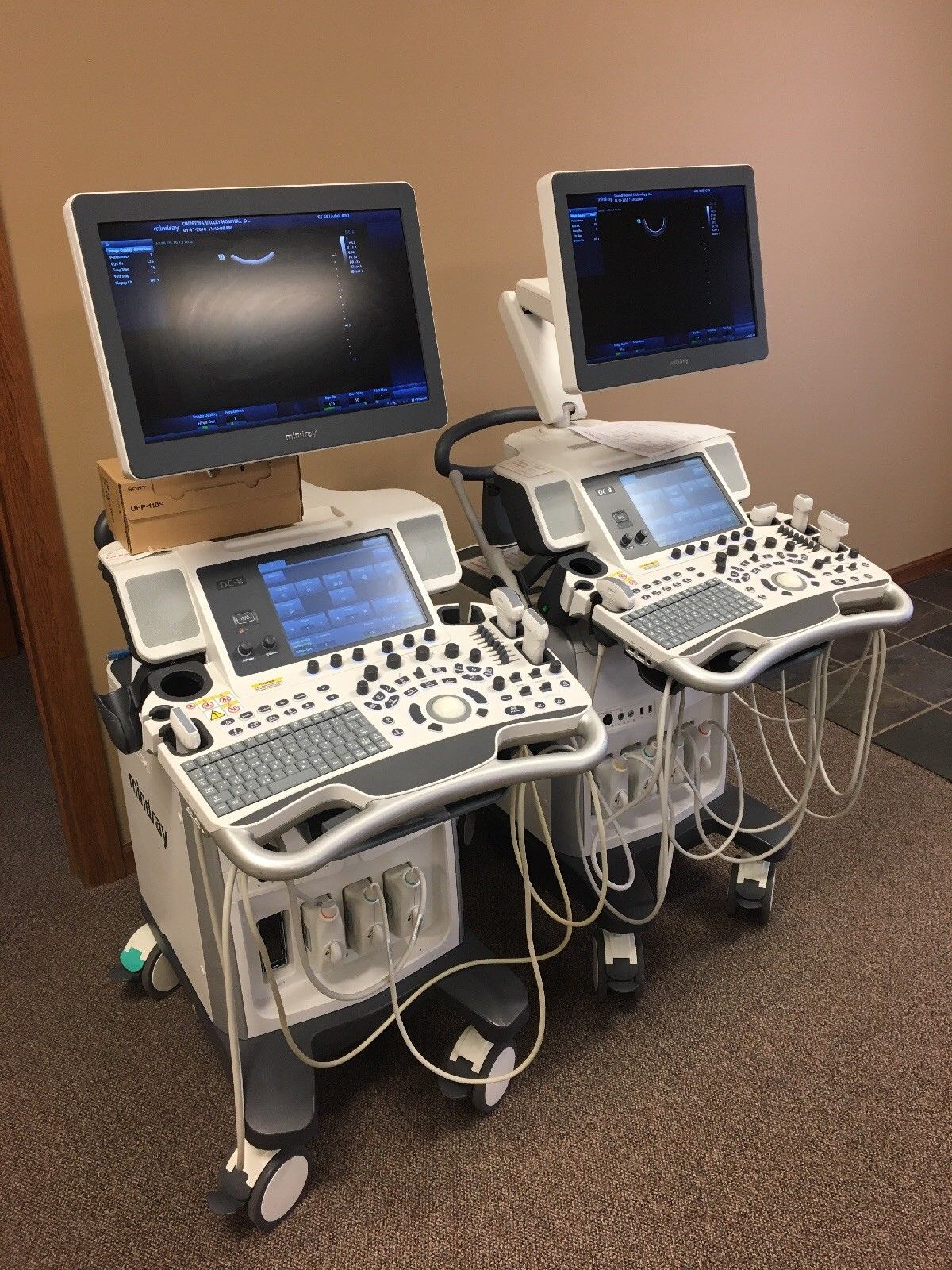 Mindray ultrasound dc-8 DIAGNOSTIC ULTRASOUND MACHINES FOR SALE