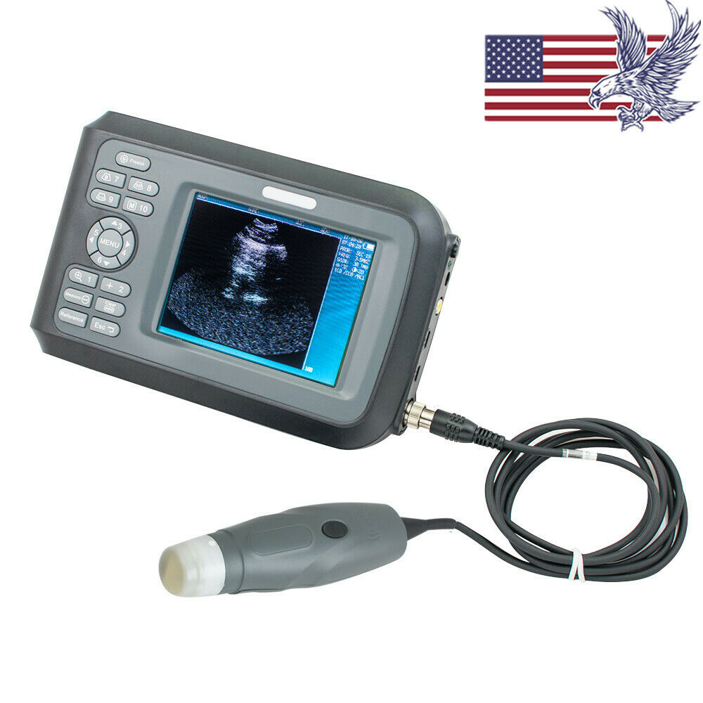 Digital Vet Ultrasound Scanner Portable Machine Rectal Animal Horse +Belt+Case DIAGNOSTIC ULTRASOUND MACHINES FOR SALE