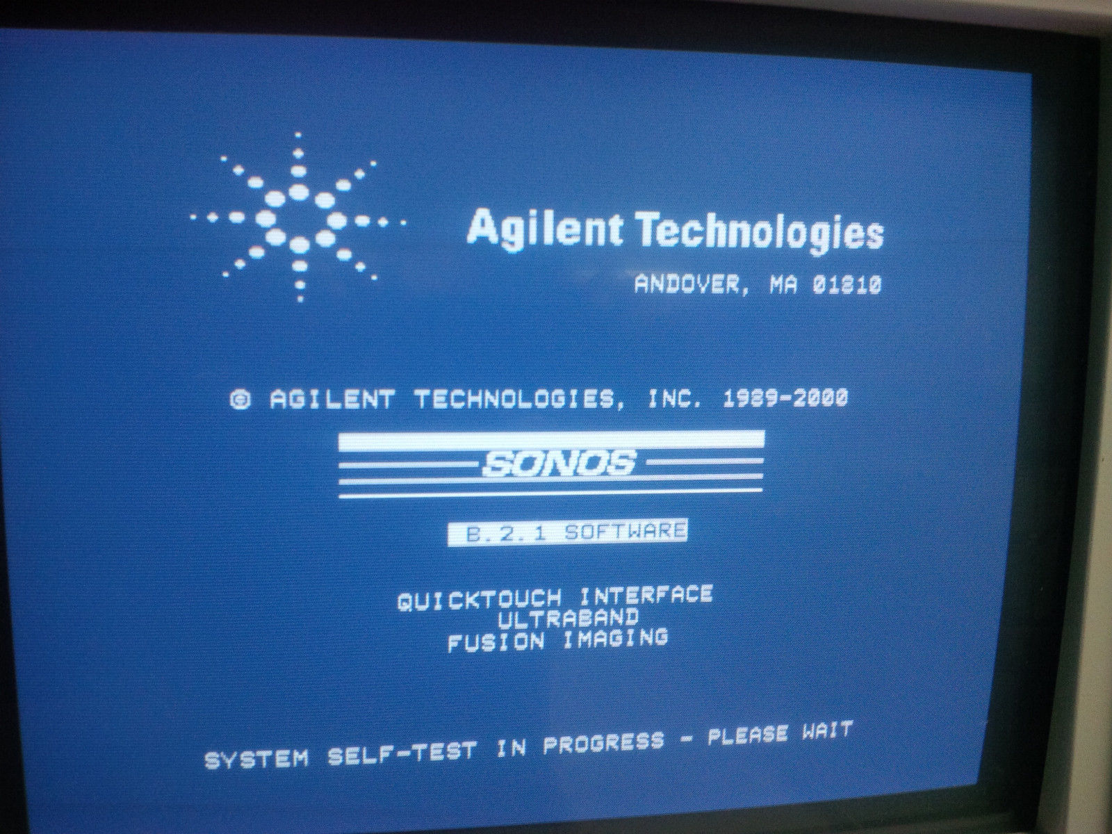 a computer screen with a message on it